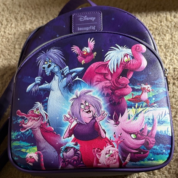 Loungefly Other - Loungefly Purple Magical Creatures Kids Backpack
